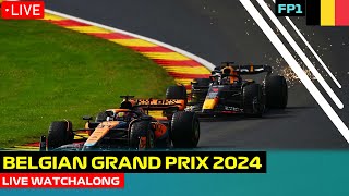 F1 Live Belgian Grand Prix 2024 FP1 Watchalong [upl. by Melodee]