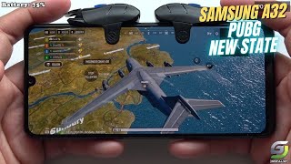 Samsung Galaxy A32 test game PUBG New State [upl. by Margy]