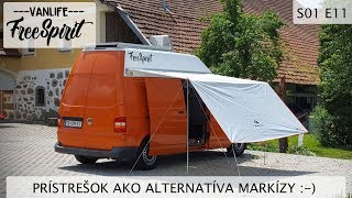 Projekt VW T5 Camper  S01E11  prístrešok ako alternatíva markízy [upl. by Eetnahc]