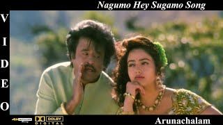 Nagumo Hey Sugamo  Arunachalam Tamil Movie Video Song 4K UHD BluRay amp Dolby Digital Sound 51 DTS [upl. by Bekki]