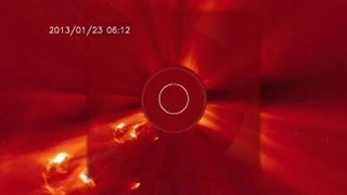 Solar Eruption Headed To Earth [upl. by Allana]