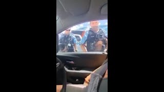 Police smash open socalled sovereign citizen’s window in dramatic arrest [upl. by Gavin]