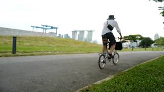 A Lazy Afternoon Ride to Gardens by The Bay East  Freitag x Brompton [upl. by Ruelu2]