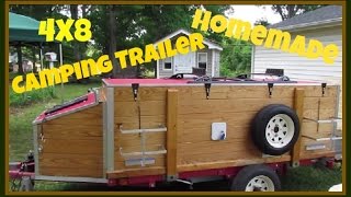 Custom Cargo Trailer to Camper Conversion with Unique Kitchen [upl. by Supmart303]