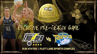 PreSeason Manchester Thunder vs Leeds Rhinos  Sun 4th Feb 2024 [upl. by Aicyla]