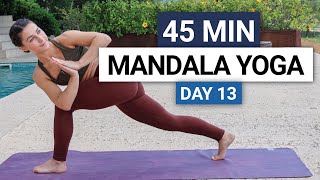 45 Min Mandala Yoga Flow  Full Body Yoga  Day 13  30 Day Yoga Challenge [upl. by Etnod]