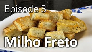 Crispy Cornmeal Delight Portuguese Fried Polenta Recipe portuguesefood [upl. by Jacinta3]