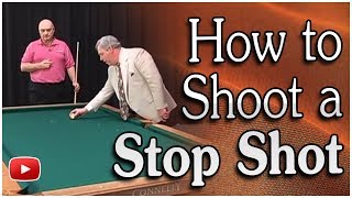 Play Better Pool  How to Shoot a Stop Shot [upl. by Risteau]