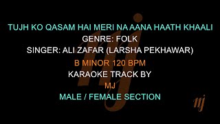 Karaoke Tujh Ko Qasam Hai Meri Na Aana Haath Khaali Adjusted for Live Performance [upl. by Bedelia]