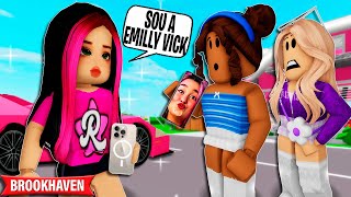 DESCOBRIMOS que NOSSA VIZINHA É A EMILLY VICK  Historinhas Brookhaven Roblox  Bibi e Lud [upl. by Nirrep]