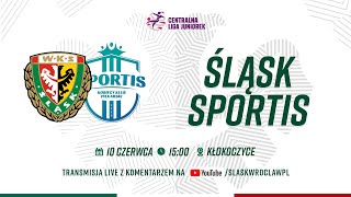 Centralna Liga Juniorek U17 Śląsk Wrocław vs Sportis KKP Bydgoszcz  Transmisja [upl. by Tecu]