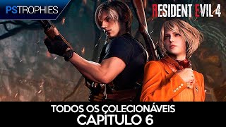 Resident Evil 4 Remake  Localização de Todos os Colecionáveis do CAPÍTULO 6 [upl. by Ahtelrac419]