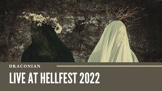 DRACONIAN  Pale Tortured Blue  live at Hellfest 2022 Lisa and Heike duet Official Video [upl. by Yelnikcm]