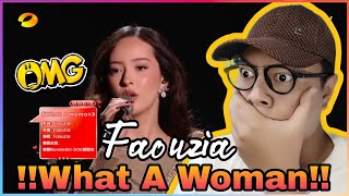 【纯享】Faouzia 《WhatAWoman 》全新造型闪亮登场 异域风舞台无限释放魅力  湖南卫视618开心夜  MangoTV Reaction [upl. by Meerak]