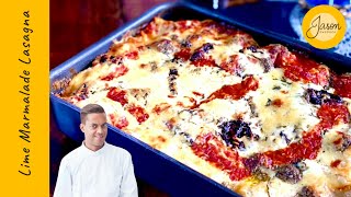 J A S O N’s Easter lime Marmalade Vegetable Lasagna  Party Favourite  Gourmet Cooking Made Easy [upl. by Hagood]