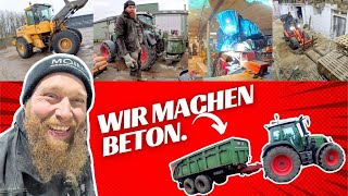 FarmVLOG919  Nun gehts Rund neuer Beton für die Werkstatt [upl. by Dareg]