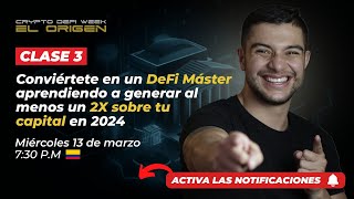 💎METODOLOGÍA COMPLETA PARA CONVERTIRTE EN UN DEFI MASTER  CLASE 3 🚀📈 [upl. by Llenehs]