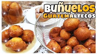 ⭐ BUÑUELOS  Receta Guatemalteca  Tefy Villatoro [upl. by Intruok269]