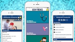 Geeky Medics OSCE App  Clinical Skills App  UKMLA  CPSA [upl. by Docila941]