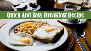 quick and easy breakfast recipes with eggs  break fast recipes  Home Cooking Show [upl. by Malloch]