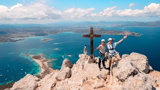 LA MIA PRIMA FERRATA IN PARADISO  Isola di Tavolara • Punta Cannone 565m • SARDEGNA [upl. by Aenneea]