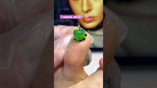 How to do your toes to impress a woman 🦶🏻💚 nailart nails gelnails feet pedicure [upl. by Bartolome787]