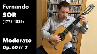 Moderato op 60 nº 7  Fernando Sor José Manuel Velasco Martín Guitarra [upl. by Christiana]