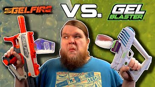 GEL BLASTER SURGE vs NERF GELFIRE MYTHIC [upl. by Ennovihs]