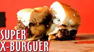 Como Fazer Super XBurguer Escondidinho  Gordices  MINICOZINHA [upl. by Hennahane]