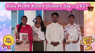 Bible Month Award Winners [upl. by Natlus]