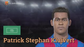 Patrick Stephan Kluivert  PES Clasico Face Bodyamp Stats [upl. by Ralat]