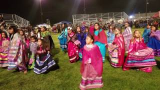 San Pasqual Pow Wow Winterhaven CA 2017  Girls Bird Dancing [upl. by Haukom146]