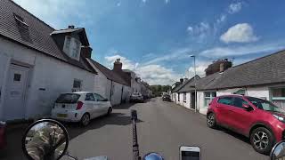 A ride through the village of Moniaive in the Parish of Glencairn in Dumfries and Galloway [upl. by Nai]