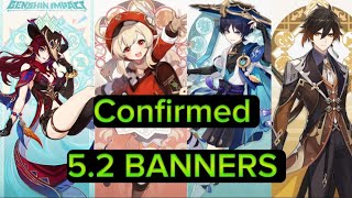 FinallyConfirmed 52 BANNERS phase 1 amp phase 2genshin impact [upl. by Astred]