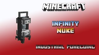 Infinity Nuke 💎 Minecraft Industrial Foregoing Tutorial 💎 English [upl. by Ransom]