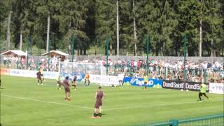 PINZOLO 2015 Ultimo allenamento del ritiro per la Roma [upl. by Nyasuh]