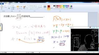 微積分 函數1定義域amp值域 [upl. by Clance663]