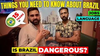 How SAFE is Brazil  Business in Brazil  Jobs  Work  Indian Restaurant  Safety  Crime  Favela [upl. by Cilla]