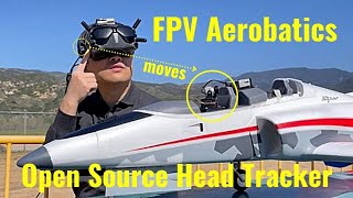 FPV Precision Aerobatics Demo using Open Source Head Tracker in Eflite Viper 90mm [upl. by Rebe]