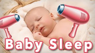 120min  Baby Fön Geräusch zum einschlafen  Haarfön für Babys  Hair Dryer Sleep Sounds [upl. by Nodnas]