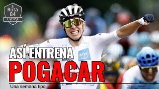 Pogacar ¿Cómo entrena [upl. by Aynekat]