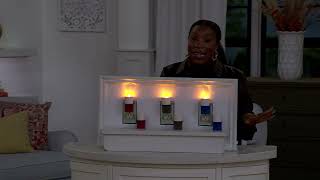 Luminara Flameless Set of 2 Nightlights in Color Choice on QVC [upl. by Ylime]