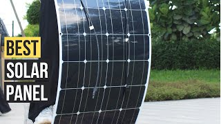 Best Solar Panel  100W Flexible Monocrystalline Solar Panel Review [upl. by Yevre]