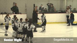 Duxbury Girls Ice Hockey Senior Night Highlights [upl. by Cavanaugh142]