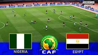 NIGERIA vs EGYPT  AFRICA CUP of NATIONS 2022  Full Match HD Goals AFCON Salah v Nigeria  PES 2021 [upl. by Aneela]