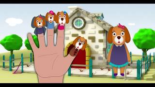 Dog Finger Family Song daddy finger Puppy family amp other songs collection  Songs for kids [upl. by Francesco635]