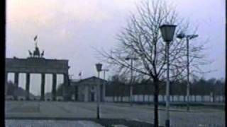 Berliner Mauer  Berlin Wall Brandenburger Tor  Ost Berlin DDR April 1989 [upl. by Aniehs]