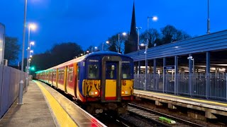 Full Journey South Western Railway class 455 POV London Waterloo  Wokingham [upl. by Neeroc]