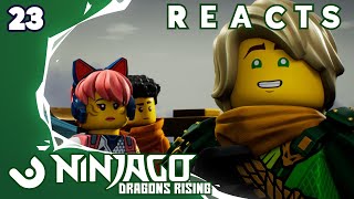 NINJAGOCAST REACTS Dragons Rising  Episode 23 quotBeyond the Phantasm Cavequot Reaction [upl. by Aciraa]