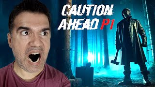 Algo Nos Estaba Esperaba  CAUTION AHEAD Part 1 Gameplay Español  Indie Terror Escape Room [upl. by Sephira]